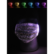 Load image into Gallery viewer, Optic Fiber Light Up Face Mask w PM2.5 Filters - Bearified Gear