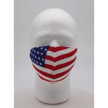Load image into Gallery viewer, American Flag Face Mask w/ PM2.5 Filters - Bearified Gear