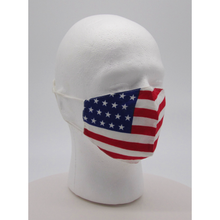 Load image into Gallery viewer, American Flag Face Mask w/ PM2.5 Filters - Bearified Gear