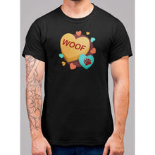 Lade das Bild in den Galerie-Viewer, Woof Valentines Day Hear T-Shirt - Bearified Gear