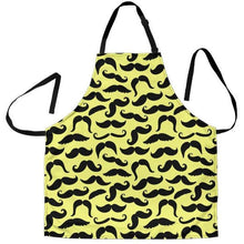 Lade das Bild in den Galerie-Viewer, Mustache Print Adjustable Apron - Bearified Gear