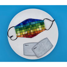 Load image into Gallery viewer, Disco Ball Face Mask w PM2.5 Filter - Bearified Gear