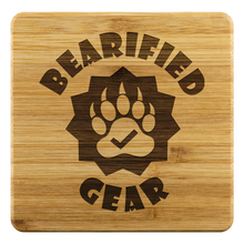 Lade das Bild in den Galerie-Viewer, Bearified Gear Bamboo Coaster Set - Bearified Gear