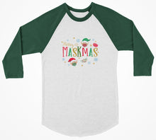 Lade das Bild in den Galerie-Viewer, Merry Maskmas 3/4 Christmas Shirt - Bearified Gear
