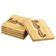 Lade das Bild in den Galerie-Viewer, Furbulous Bamboo Coaster Set - Bearified Gear
