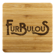 Lade das Bild in den Galerie-Viewer, Furbulous Bamboo Coaster Set - Bearified Gear