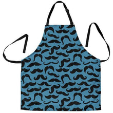 Lade das Bild in den Galerie-Viewer, Mustache Print Adjustable Apron - Bearified Gear
