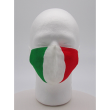 Load image into Gallery viewer, Italian Flag Face Mask w/ PM2.5 Filters - Bearified Gear
