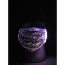 Load image into Gallery viewer, Optic Fiber Light Up Face Mask w PM2.5 Filters - Bearified Gear
