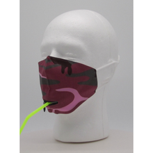 Load image into Gallery viewer, Camouflage Drinking Face Mask w PM2.5 Filter - Bearified Gear
