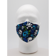 Load image into Gallery viewer, Skull and Bones Face Mask w/ PM2.5 Filters - Bearified Gear
