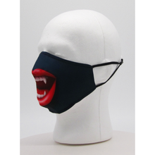 Load image into Gallery viewer, Vampire Fangs Face Mask w/ PM2.5 Filters - Bearified Gear
