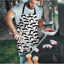 Lade das Bild in den Galerie-Viewer, Mustache Print Adjustable Apron - Bearified Gear
