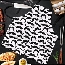 Lade das Bild in den Galerie-Viewer, Mustache Print Adjustable Apron - Bearified Gear
