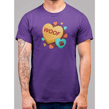 Lade das Bild in den Galerie-Viewer, Woof Valentines Day Hear T-Shirt - Bearified Gear
