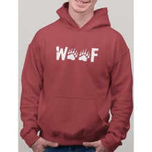 Lade das Bild in den Galerie-Viewer, Woof Wording Hoodie - Bearified Gear
