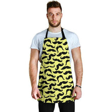 Lade das Bild in den Galerie-Viewer, Mustache Print Adjustable Apron - Bearified Gear
