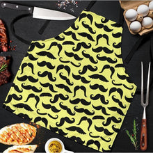 Lade das Bild in den Galerie-Viewer, Mustache Print Adjustable Apron - Bearified Gear

