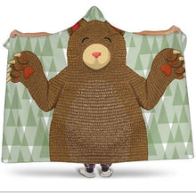 Lade das Bild in den Galerie-Viewer, Bear Hooded Blanket - Bearified Gear
