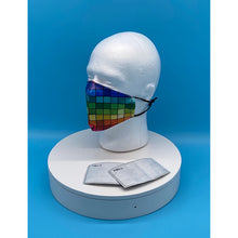 Load image into Gallery viewer, Disco Ball Face Mask w PM2.5 Filter - Bearified Gear
