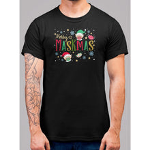 Lade das Bild in den Galerie-Viewer, Merry Maskmas Christmas T-Shirt - Bearified Gear

