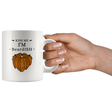 Lade das Bild in den Galerie-Viewer, Kiss Me I'm Beardish Mug - Bearified Gear
