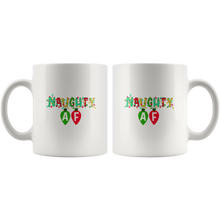 Lade das Bild in den Galerie-Viewer, Naughty AF Ceramic Christmas Mug - Bearified Gear
